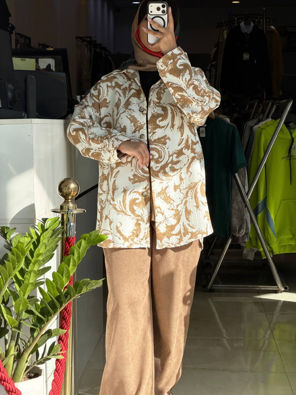 شومیز شلوار روژین